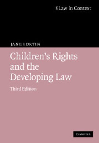 Children's Rights and the Developing Law