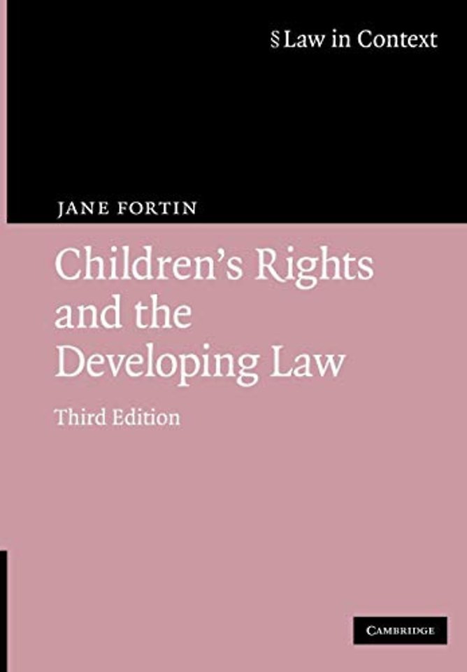 Children's Rights and the Developing Law