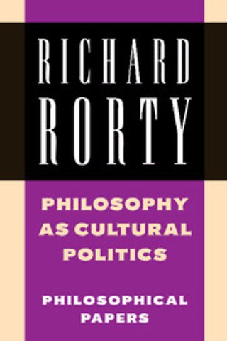 Philosophy as Cultural Politics