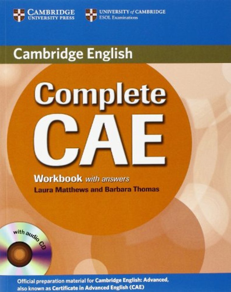 Complete CAE Workbook with Answers with Audio CD
