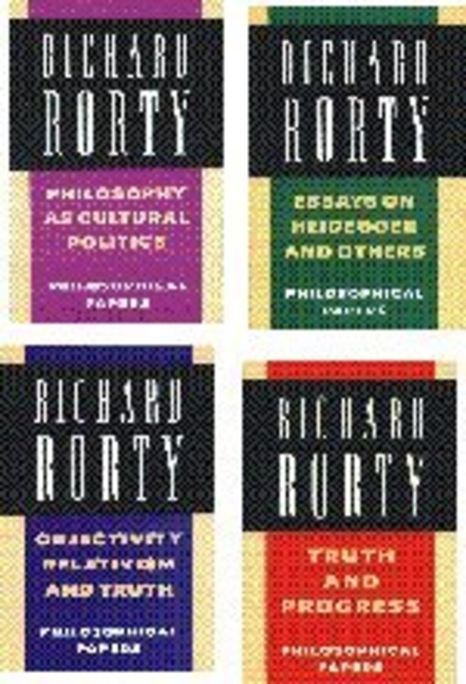 Richard Rorty: Philosophical Papers Set 4 Paperbacks
