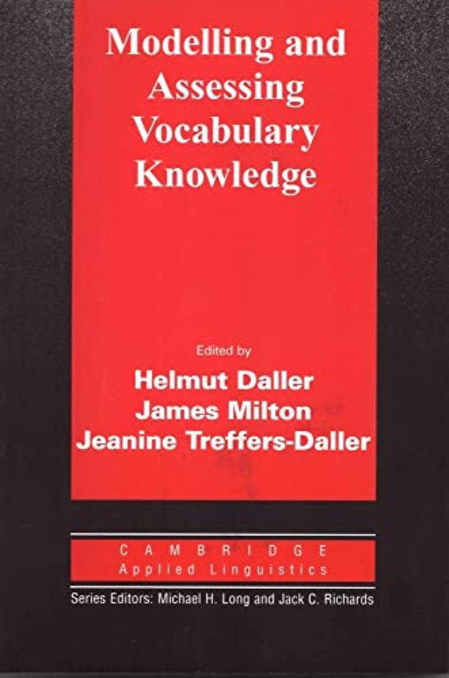 Modelling and Assessing Vocabulary Knowledge