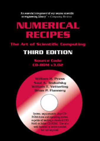 Numerical Recipes Source Code CD-ROM 3rd Edition