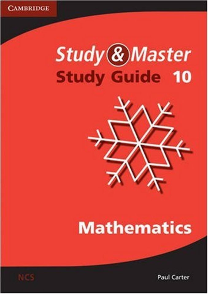 Study and Master Mathematics Grade 10 Study Guide