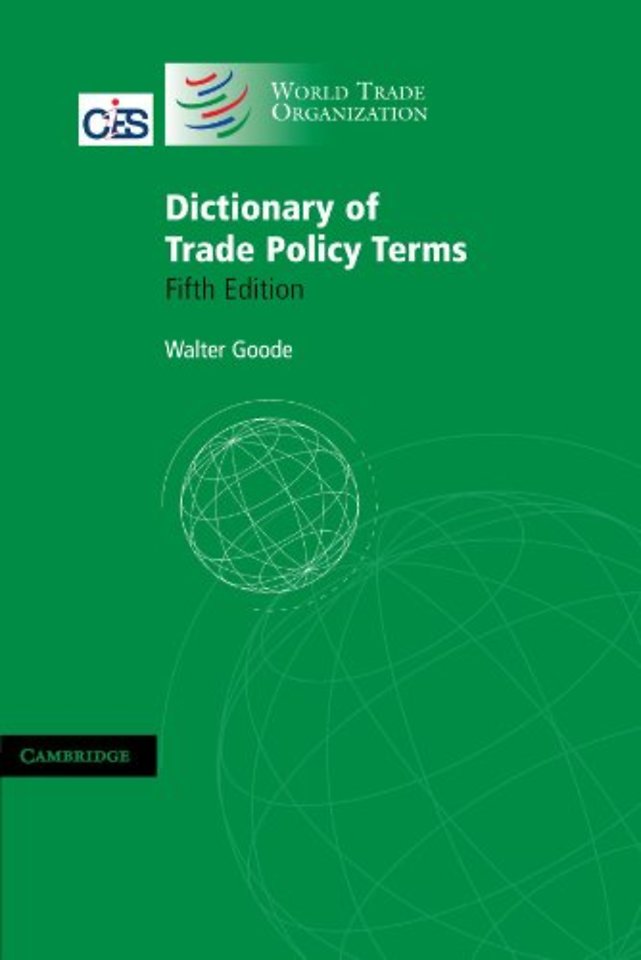Dictionary of Trade Policy Terms