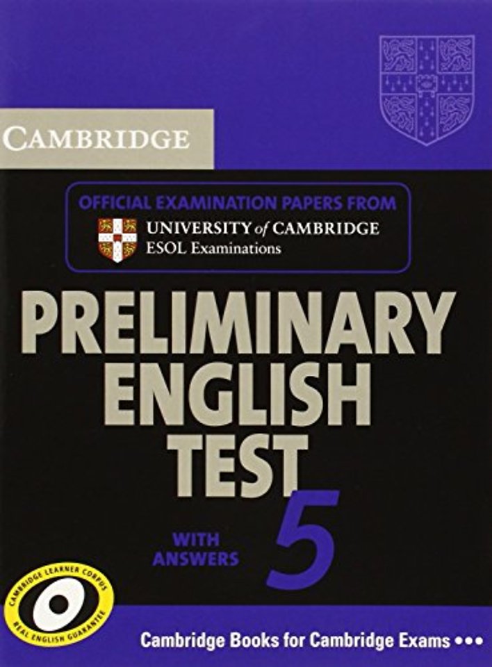 Cambridge Preliminary English Test 5 Student's Book with answers