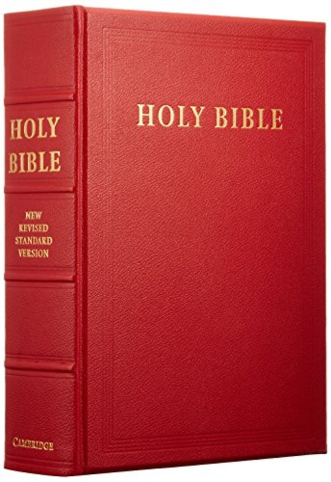 NRSV Lectern Bible, Red Imitation Leather over Boards, NR932:TB