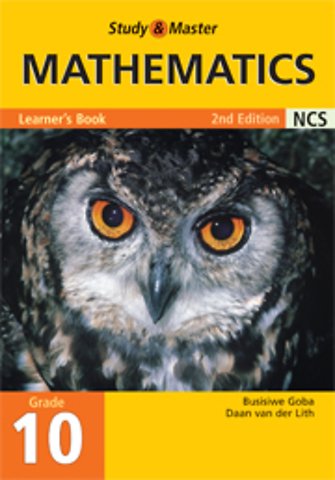 Study and Master Mathematics Grade 10 Learner's Book