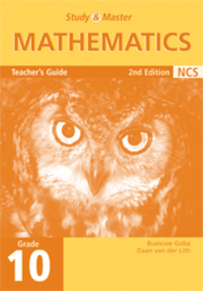 Study and Master Mathematics Grade 10 Teacher's Guide