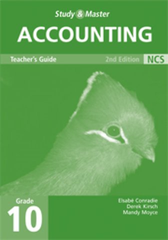 Study and Master Accounting Grade 10 Teacher's Guide