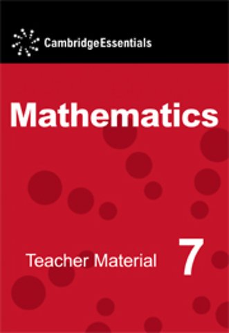 Cambridge Essentials Mathematics Year 7 Teacher Material CD-ROM