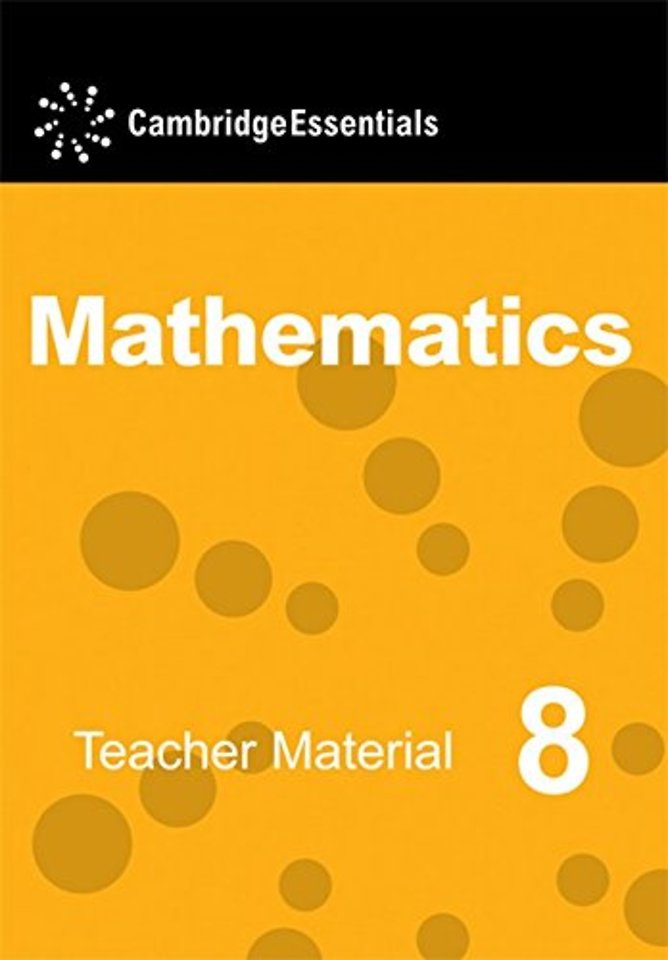 Cambridge Essentials Mathematics Year 8 Teacher Material CD-ROM