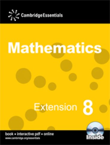 Cambridge Essentials Mathematics Extension 8 Pupil's Book with CD-ROM
