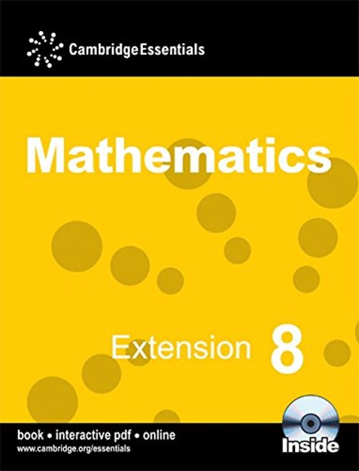 Cambridge Essentials Mathematics Extension 8 Pupil's Book with CD-ROM