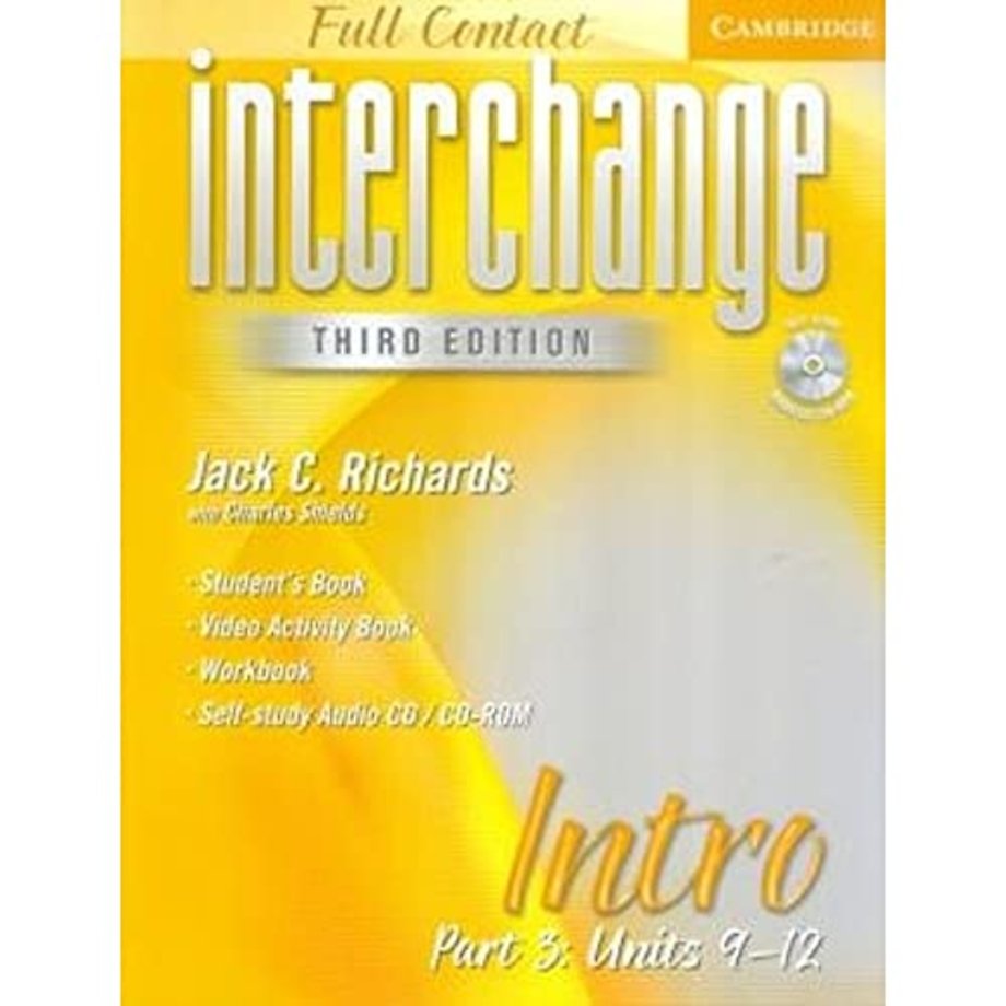 Interchange Third Edition Full Contact Intro Part 3 Units 9-12