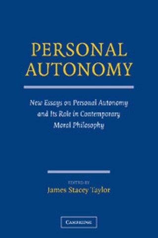 Personal Autonomy