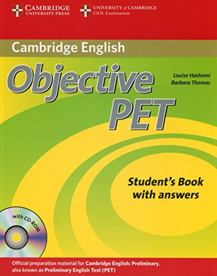 Objective PET Student's Book with answers with CD-ROM