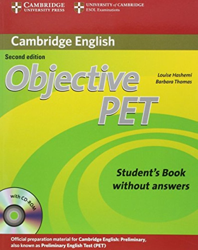 Objective PET Student's Book without Answers with CD-ROM