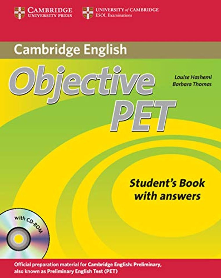 Objective PET Self-study Pack (Student's Book with answers with CD-ROM and Audio CDs(3))