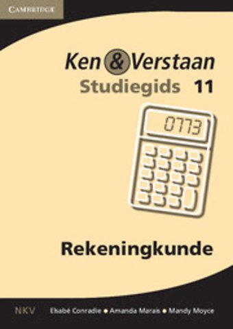 Study and Master Accounting Grade 11 Study Guide Afrikaans Translation