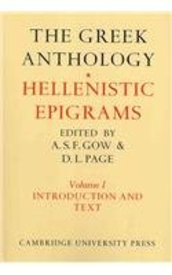 The Greek Anthology 2 Volume Paperback Set