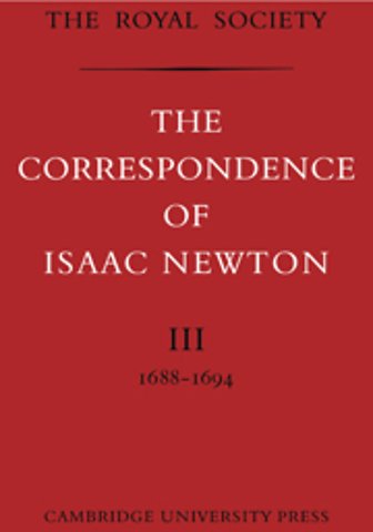 The Correspondence of Isaac Newton
