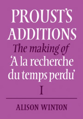 Proust's Additions Set 2 Volume Set