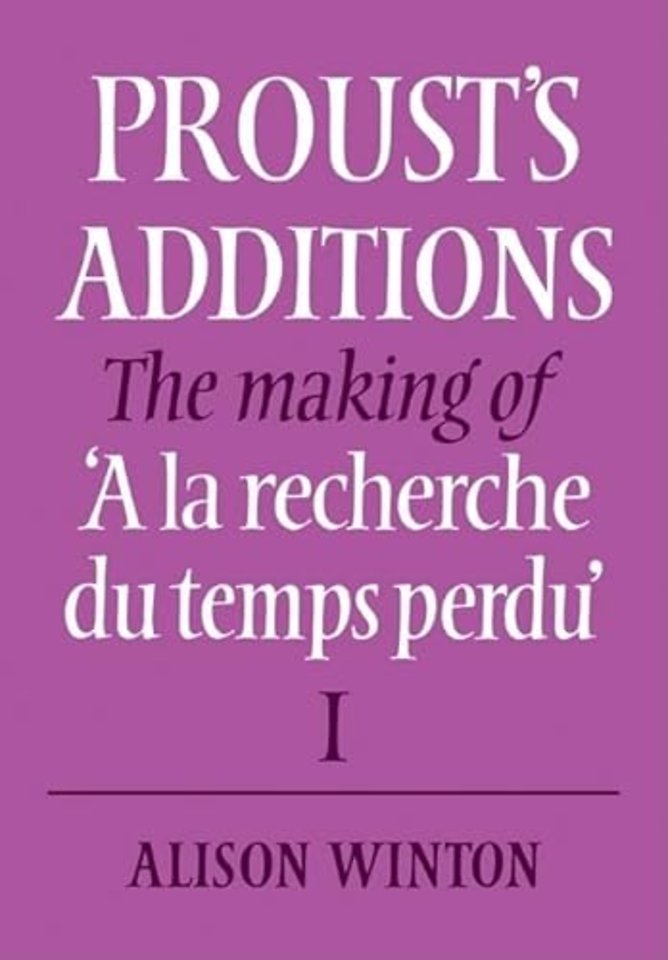 Proust's Additions Set 2 Volume Set
