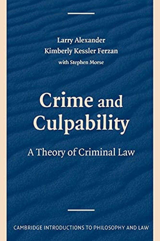 Crime and Culpability
