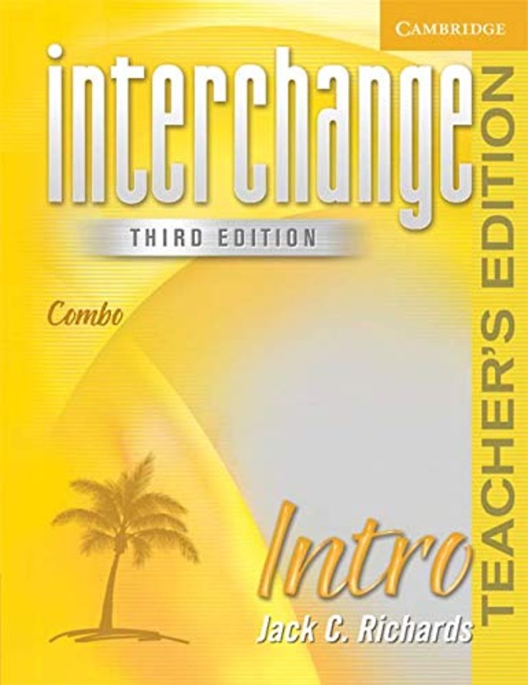 Interchange Combo Intro Level Teacher's edition Arab World edition