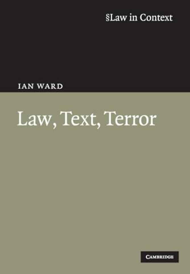 Law, Text, Terror