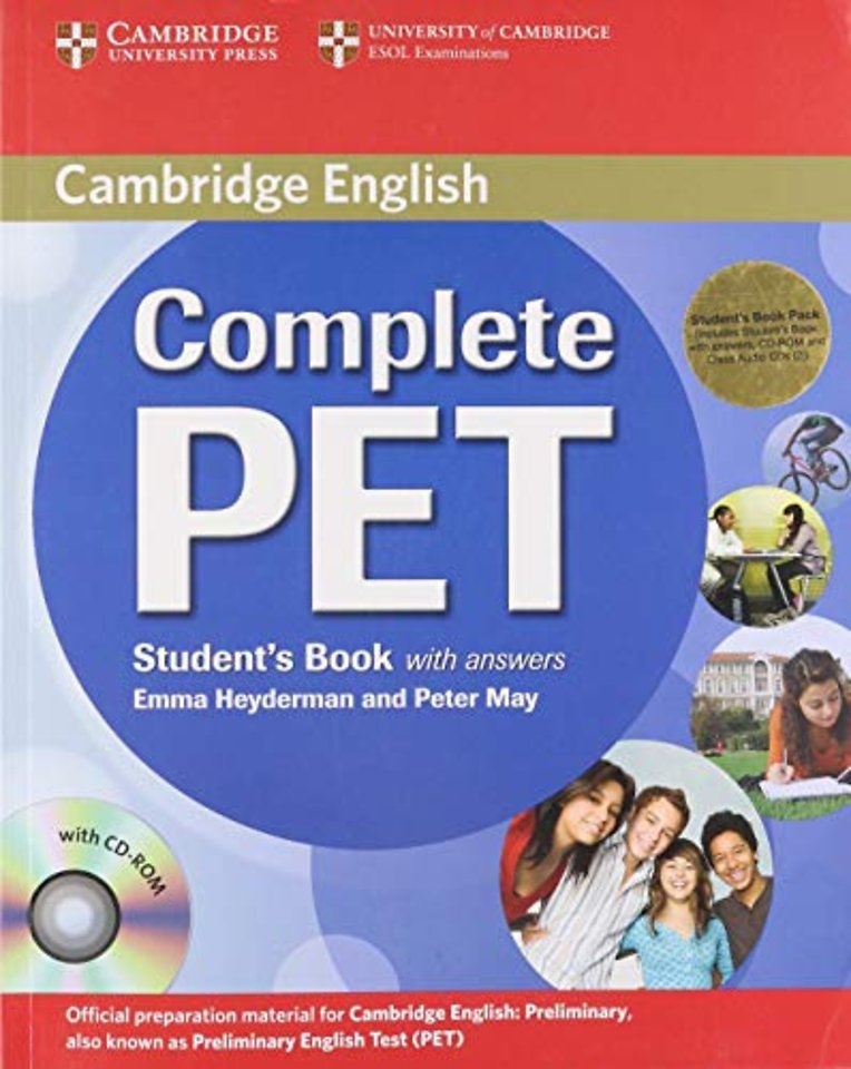 Complete PET Student's Book Pack (Student's Book with answers with CD-ROM and Audio CDs (2))
