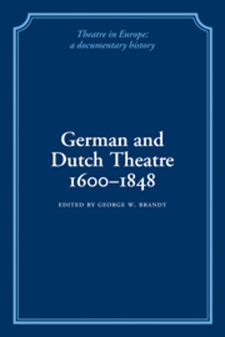 Theatre in Europe 8 Volume Paperback Set