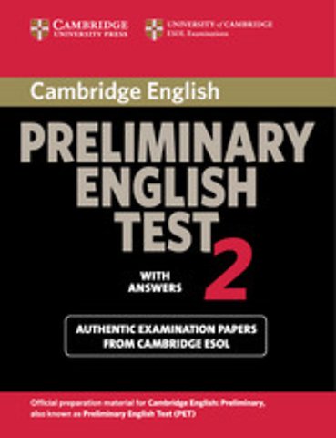 Cambridge Preliminary English Test 2 Student's Book with Answers