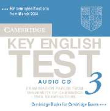 Cambridge Key English Test 3 Audio CD