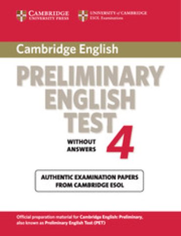 Cambridge Preliminary English Test 4 Student's Book