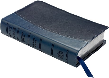 KJV Personal Concord Reference Edition KJ462:XR Blue two-tone imitation leather