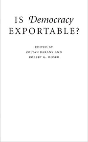 Is Democracy Exportable?