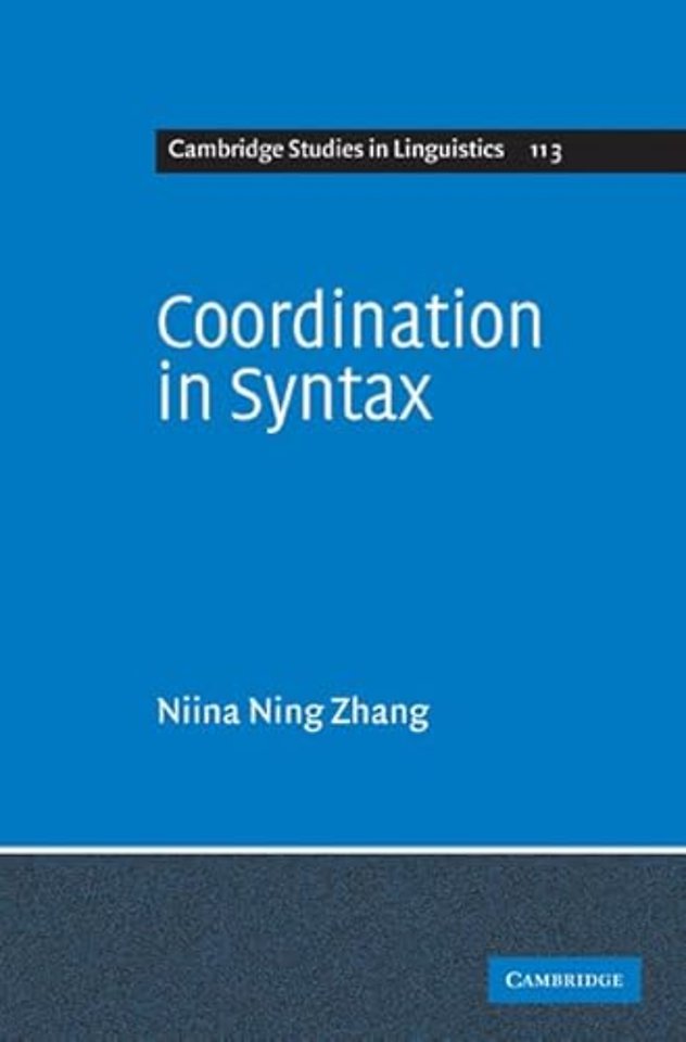 Coordination in Syntax