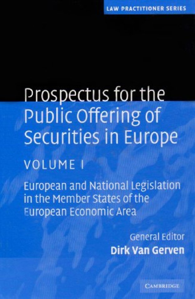 Prospectus for the Public Offering of Securities in Europe 2 Volume Hardback Set: Volume