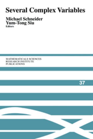 Several Complex Variables