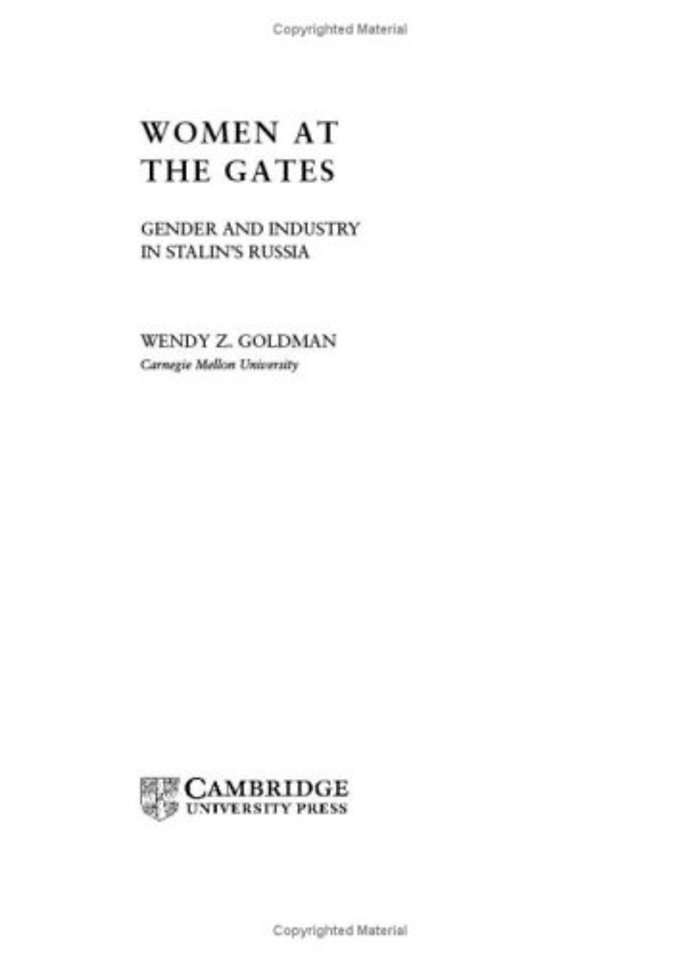 Women at the Gates