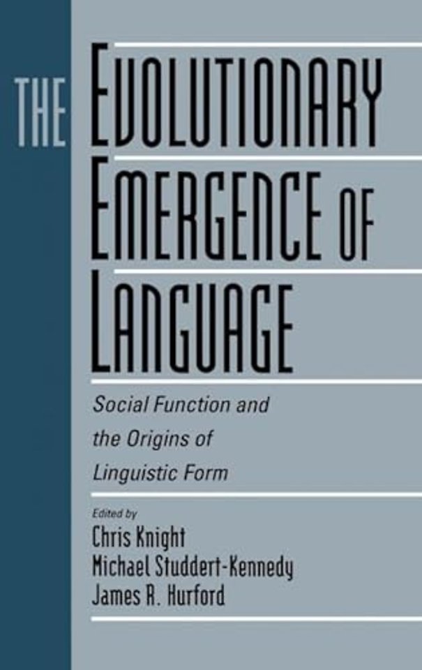 The Evolutionary Emergence of Language