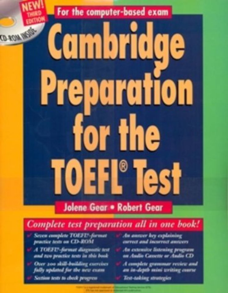 Cambridge Preparation for the TOEFL® Test Book/CD-ROM/audio CD