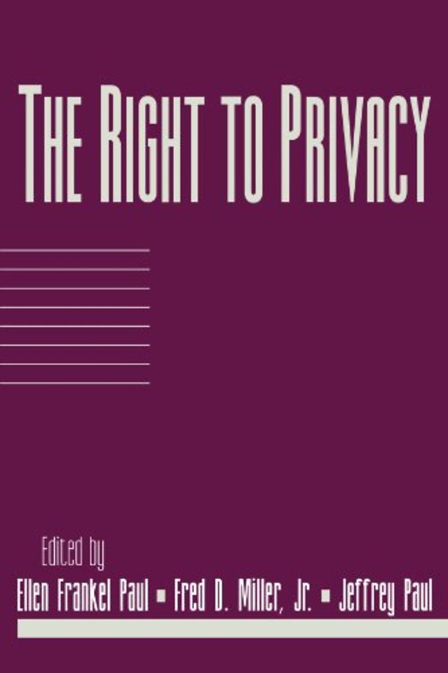 The Right to Privacy: Volume 17, Part 2