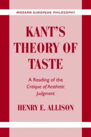 Kant's Theory of Taste