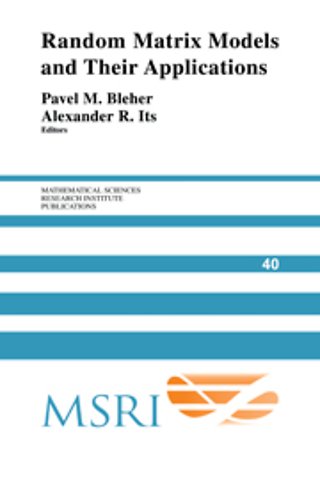 Random Matrix Models and their Applications