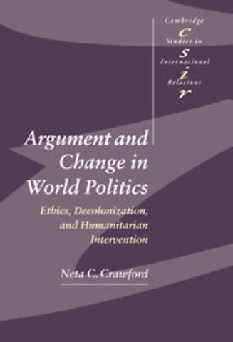 Argument and Change in World Politics