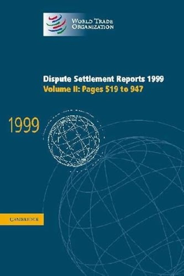 Dispute Settlement Reports 1999: Volume 2, Pages 519-947