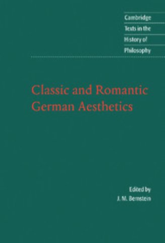 Classic and Romantic German Aesthetics